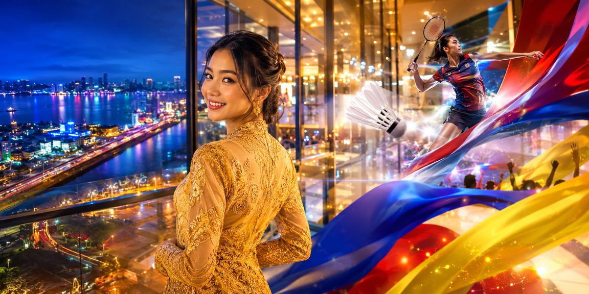 Hiburan kasino dalam talian dengan kostum kebaya tradisional di Johor Bahru